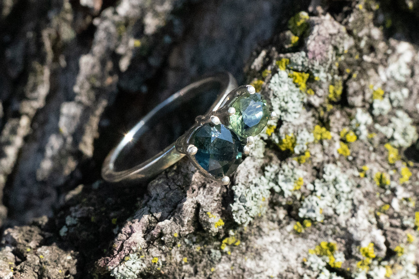 Toi et Moi Sapphire Ring - Size 7.75