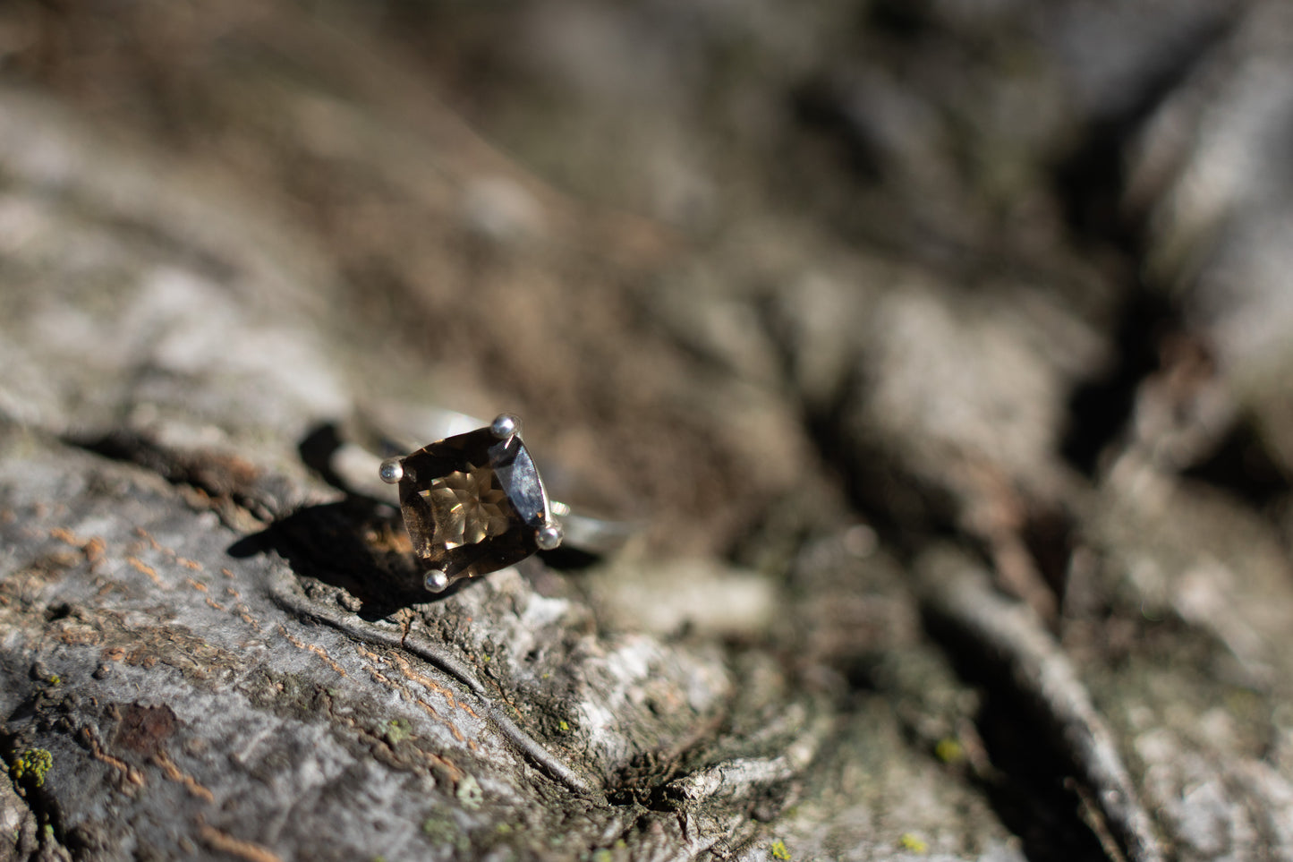 Smokey Quartz Ring - Size 6.75