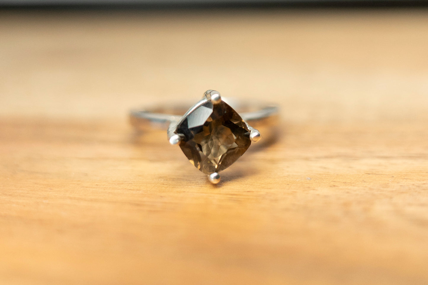 Smokey Quartz Ring - Size 6.75