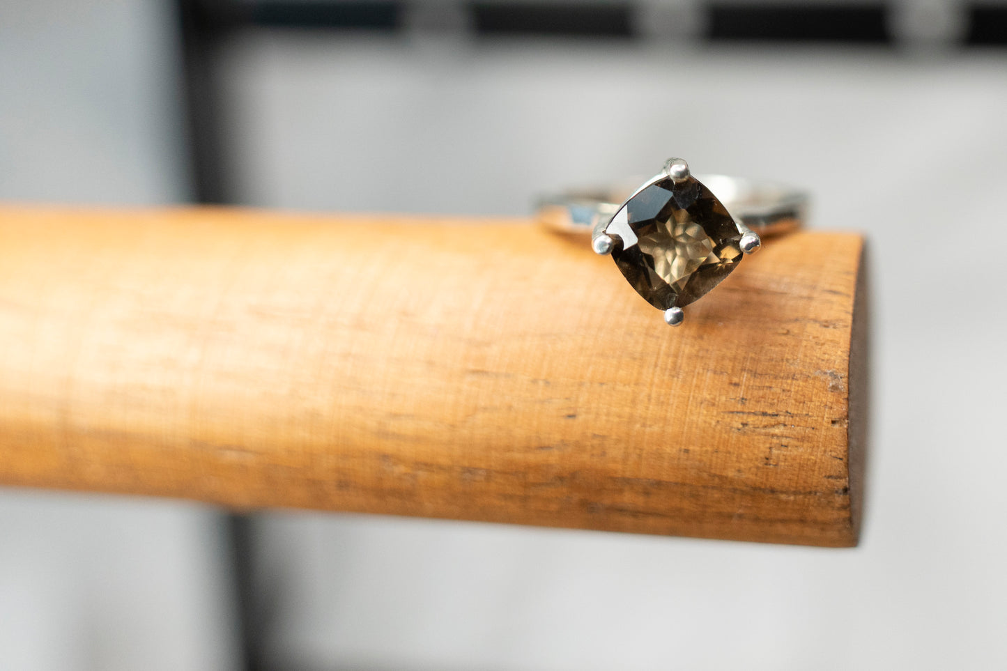 Smokey Quartz Ring - Size 6.75