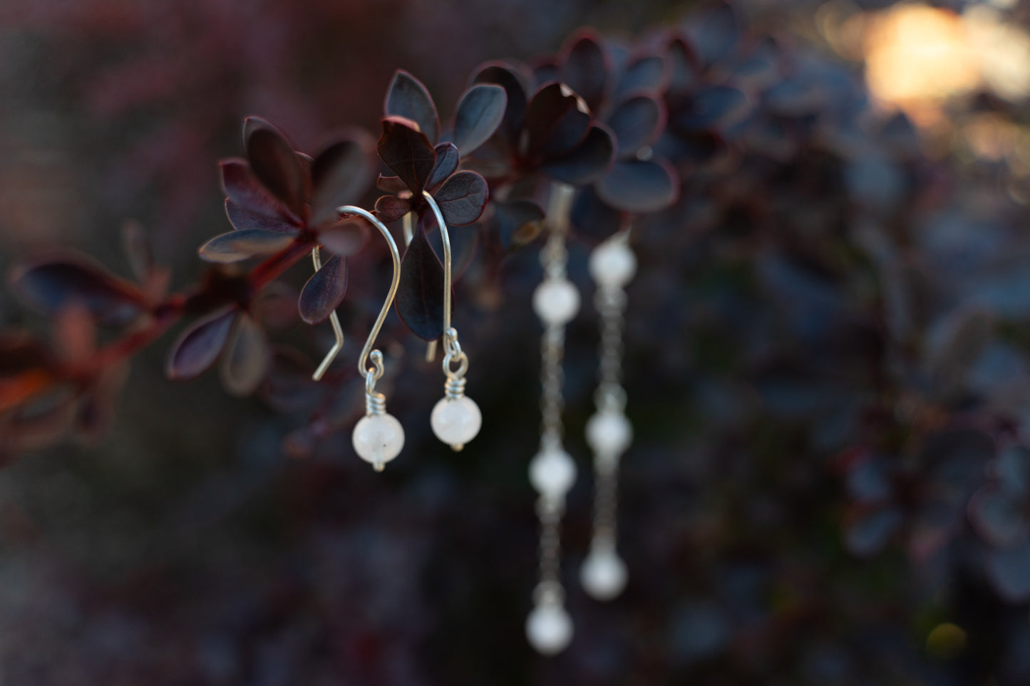 Moonstone Drop Earrings
