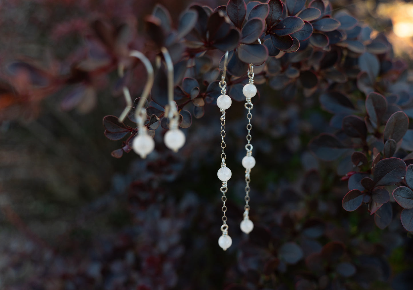 Moonstone Drop Earrings