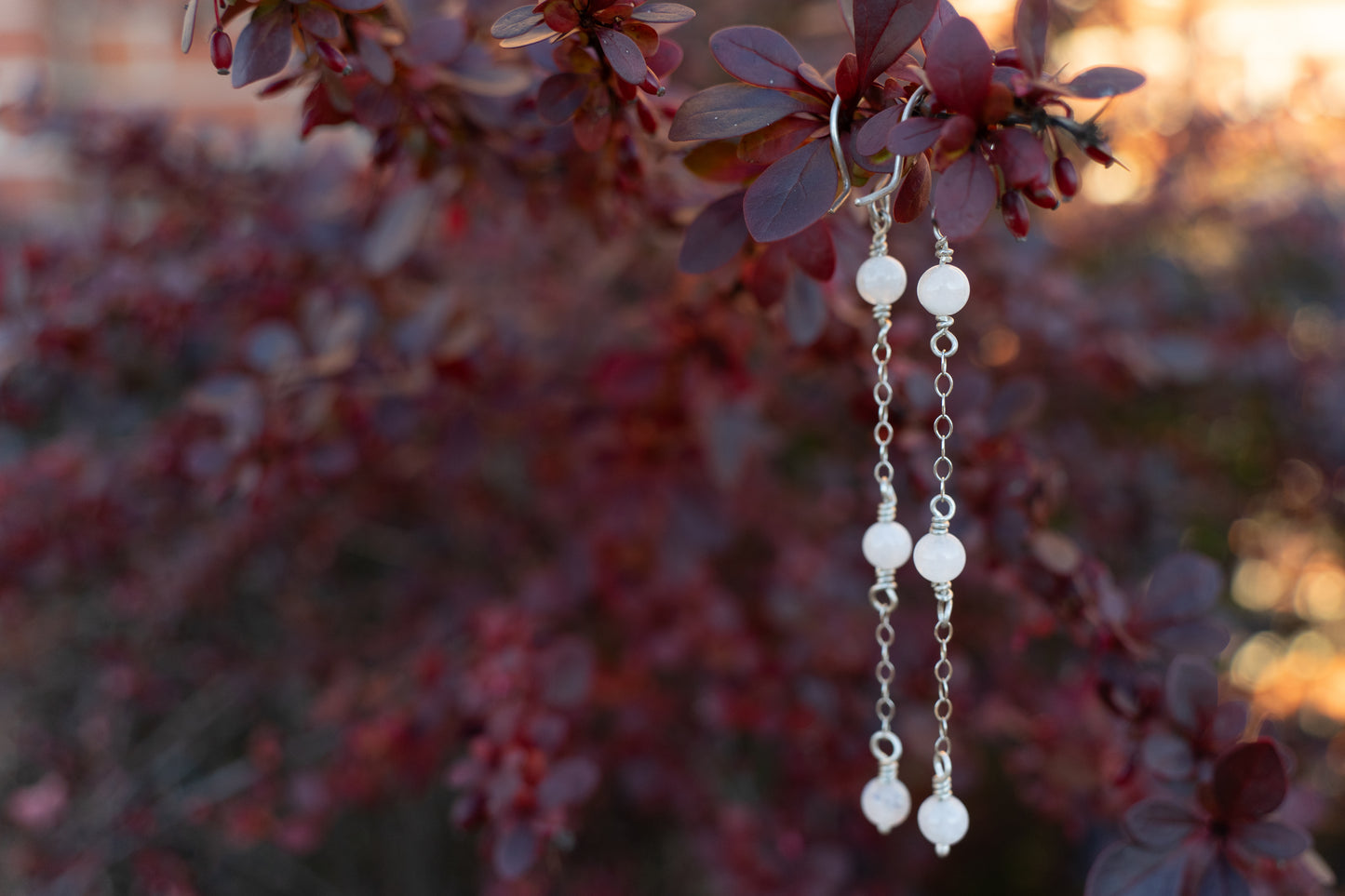 Moonstone Drop Earrings