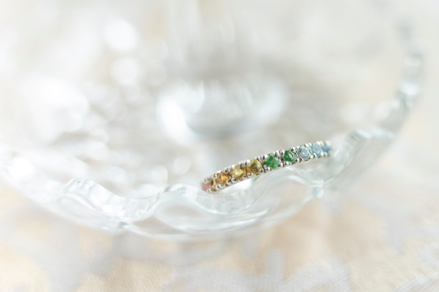 Sunrise Pave Ring