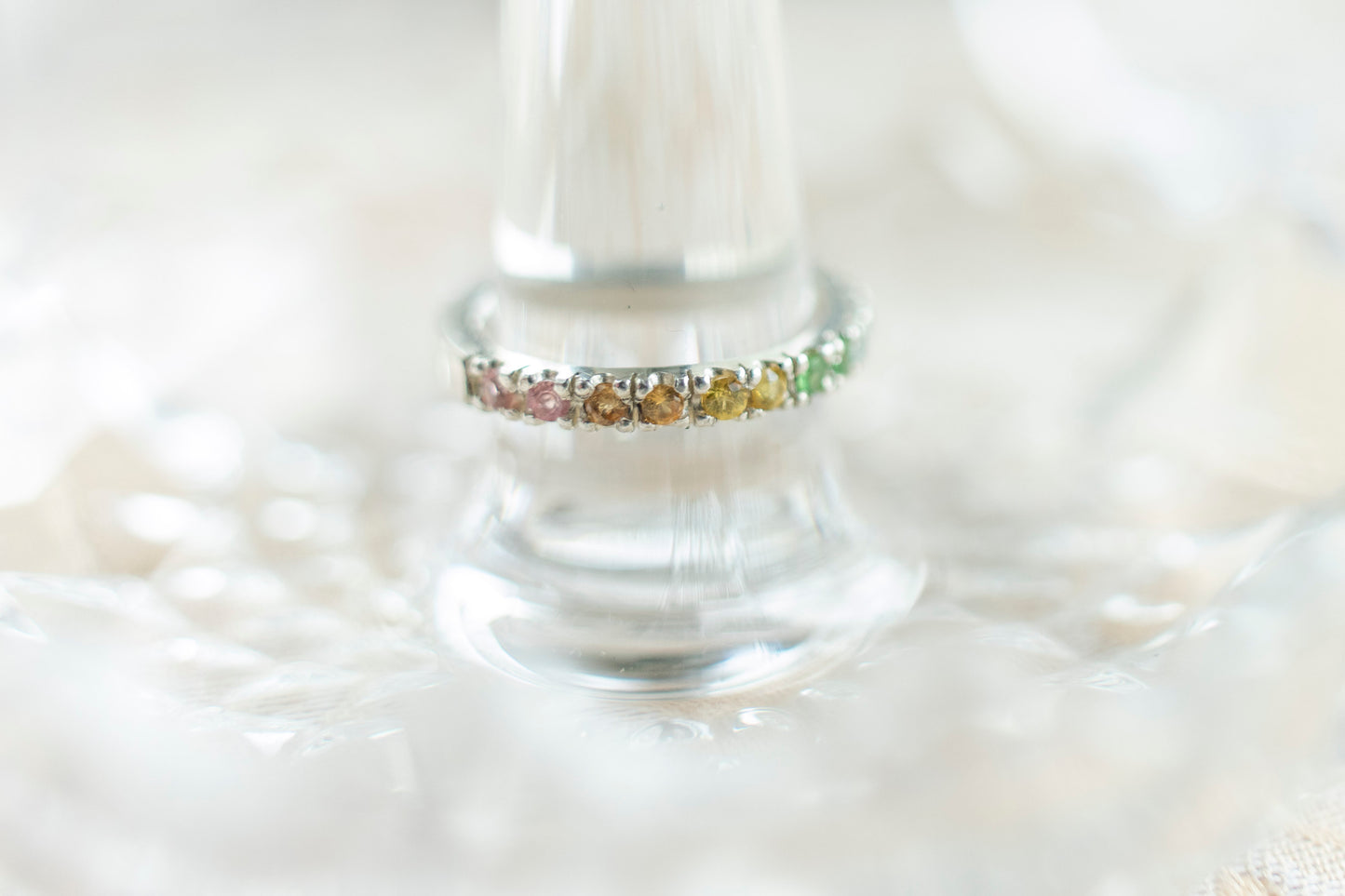 Sunrise Pave Ring