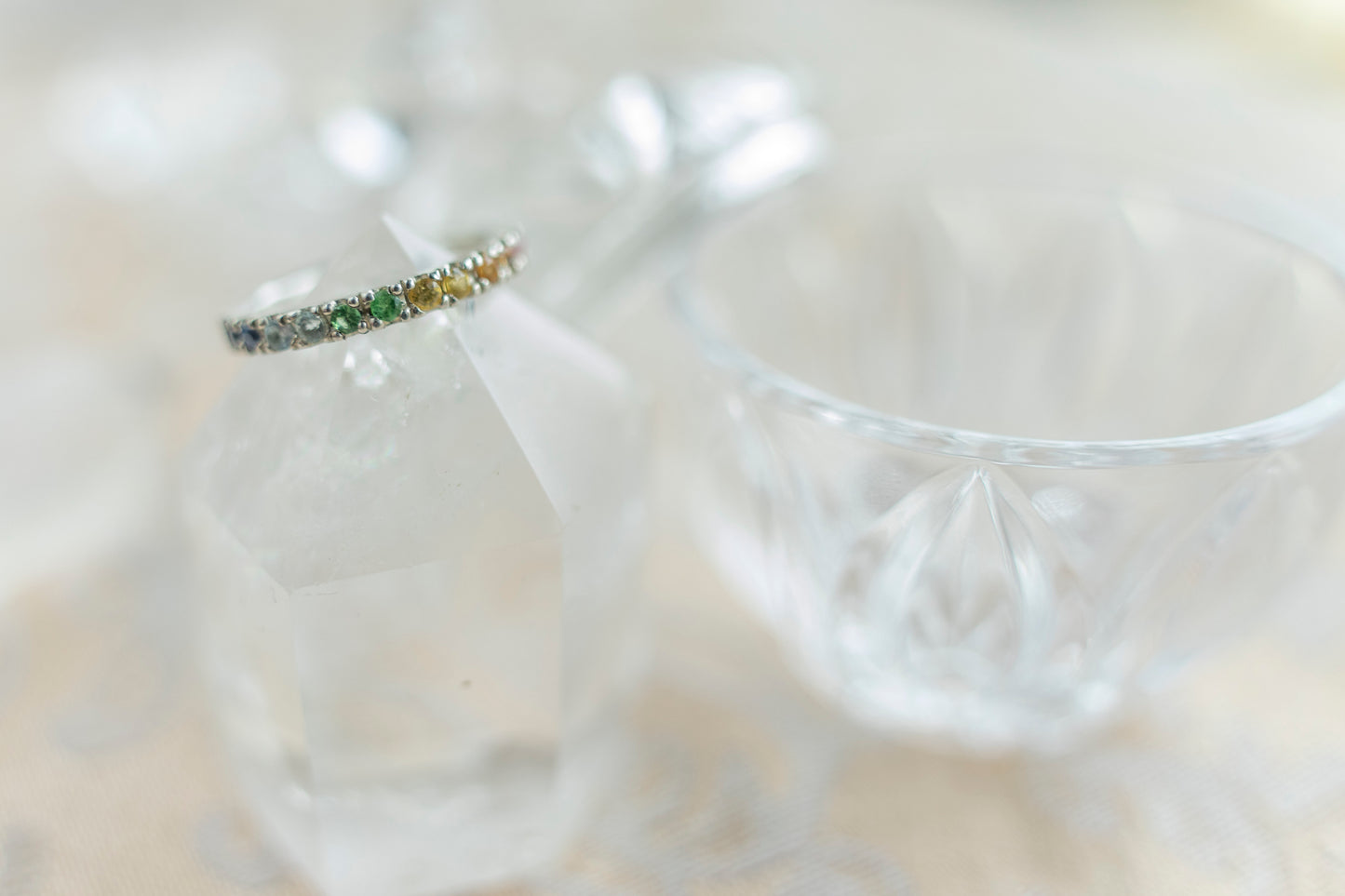 Sunrise Pave Ring