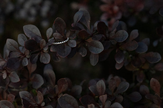 Bead stacker ring in Sterling silver