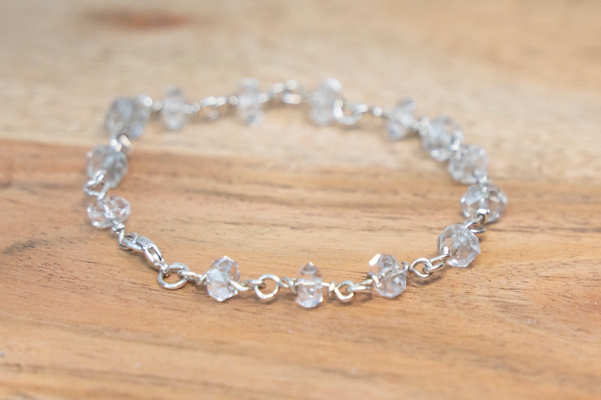 Clear quartz bracelet 