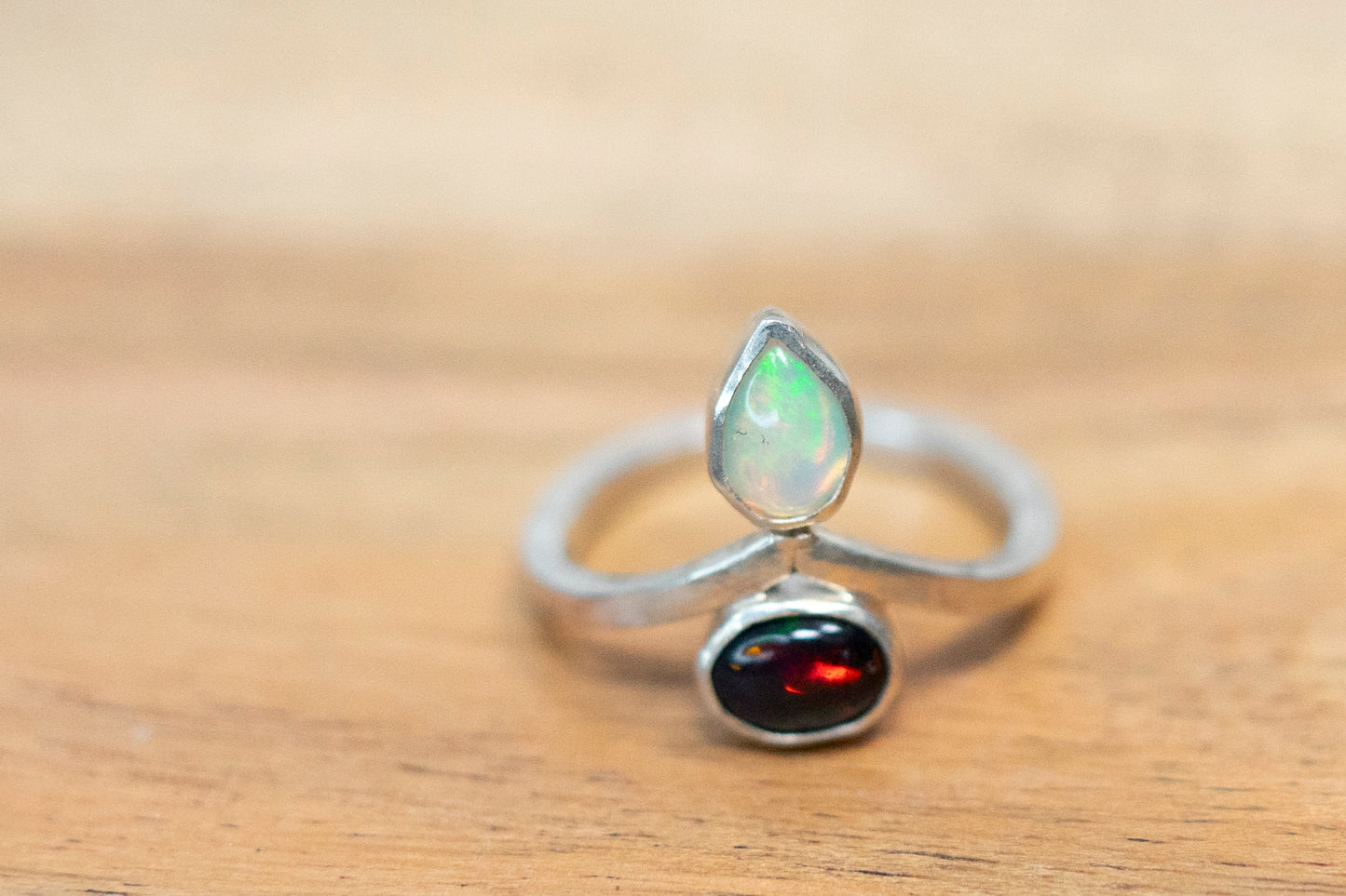 Opal Tiara Ring - Size 6
