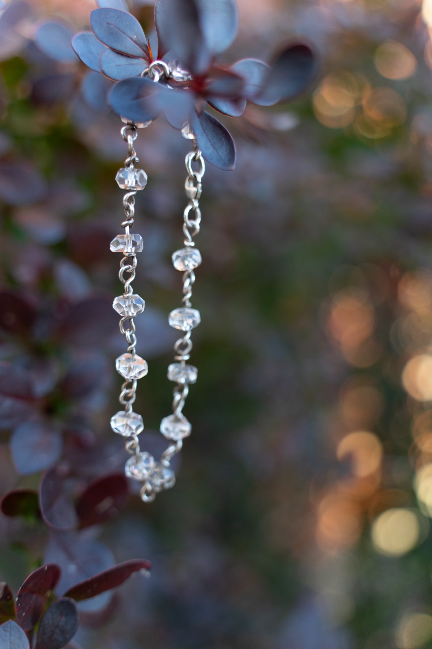 Faceted Clear Quartz Bracelet