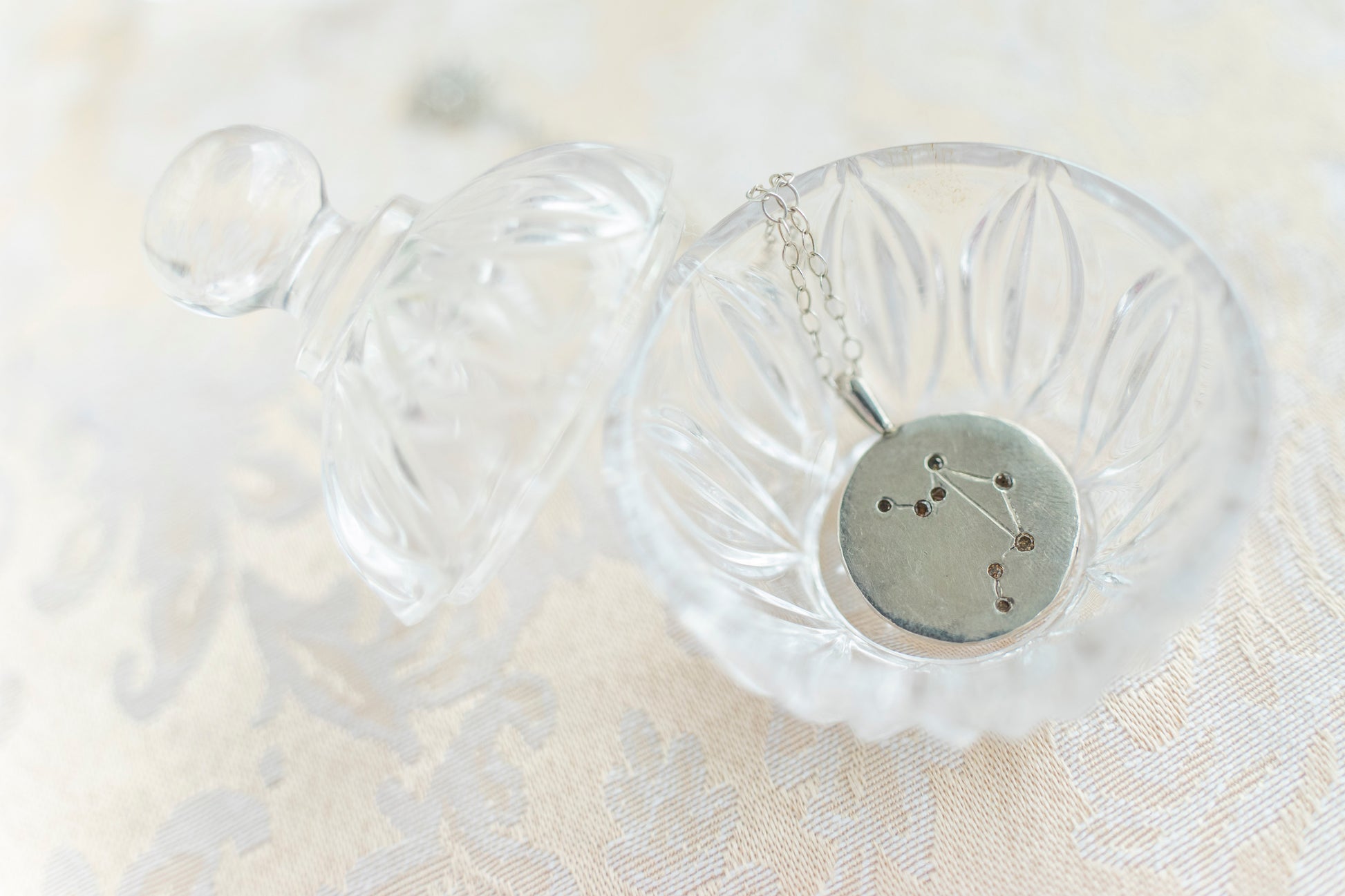 Libra constellation pendant 
