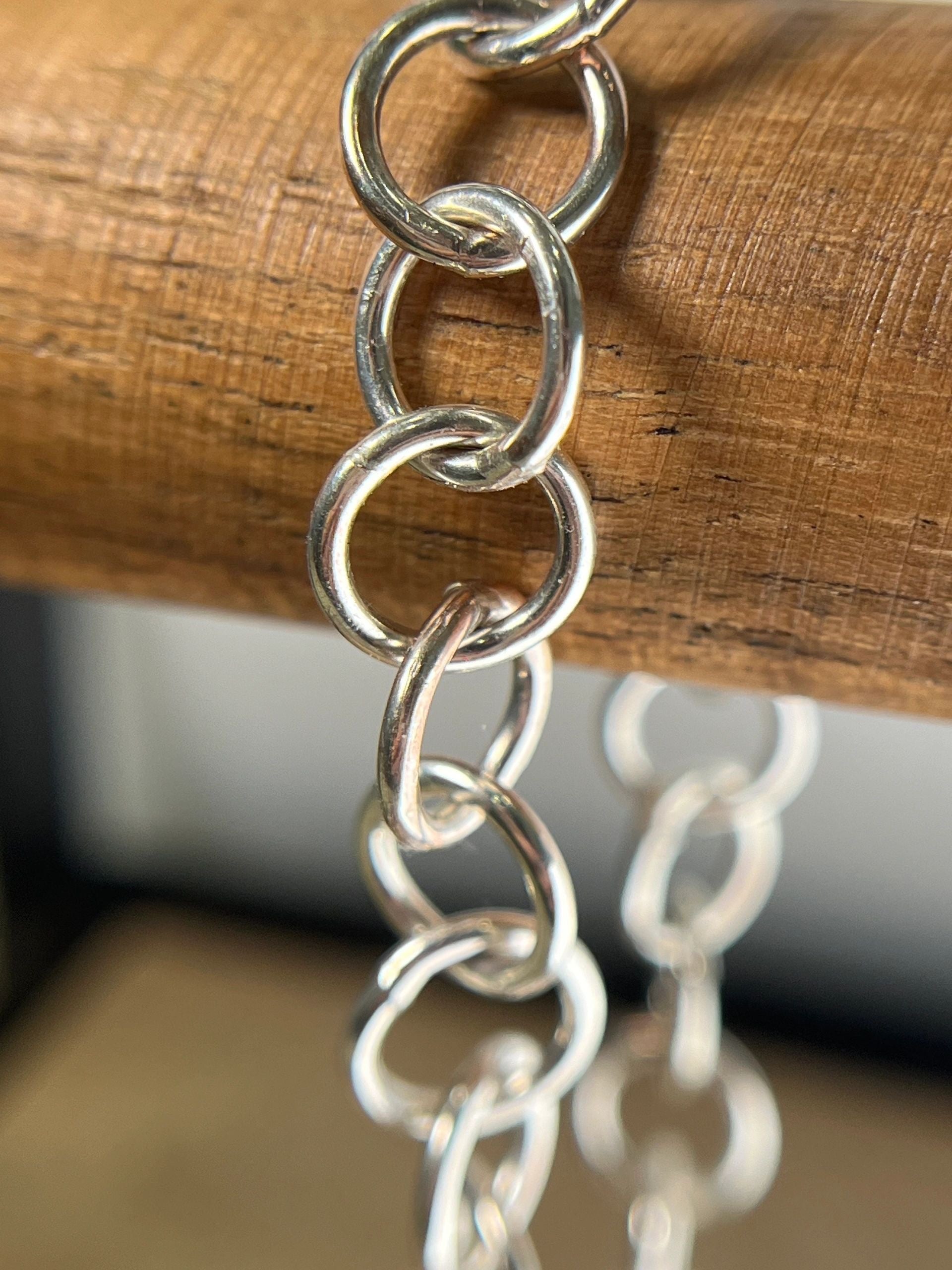 Charm bracelet in sterling silver