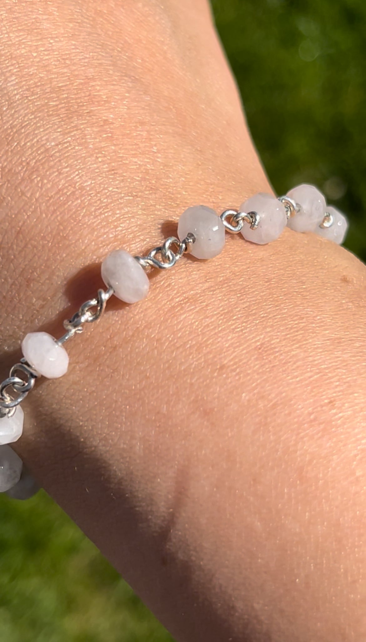 Faceted Rose Quartz Bracelet