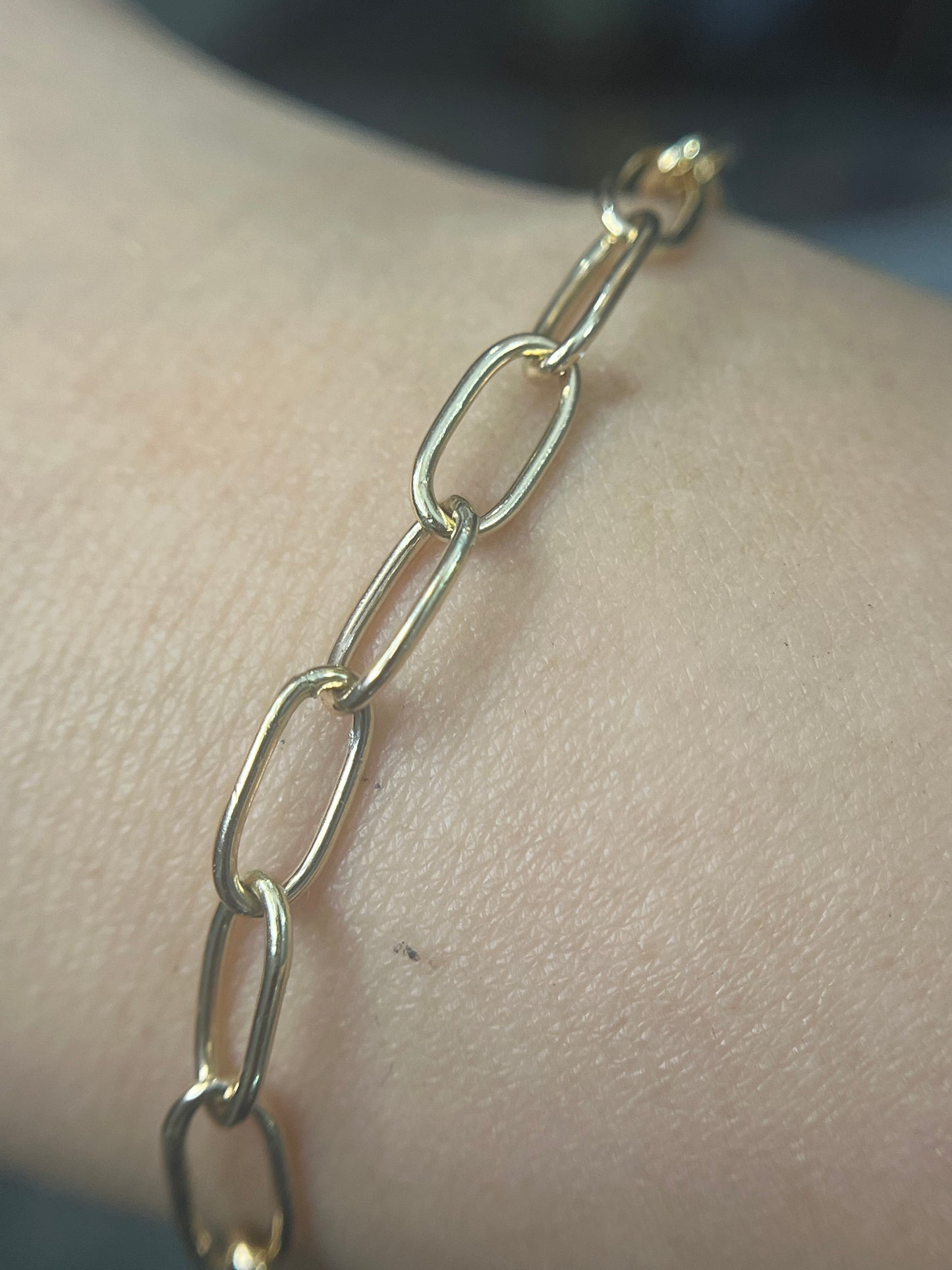 Mini Paper Clip Bracelet