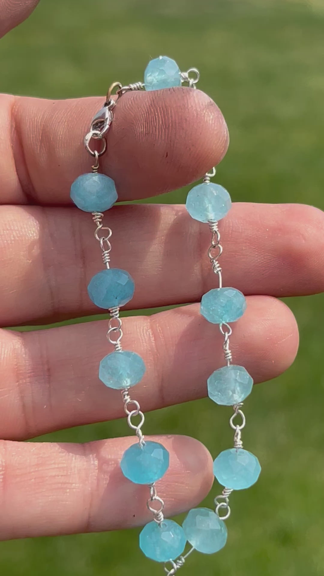 Chalcedony bracelet